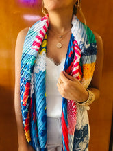 Load image into Gallery viewer, Pashmina Azul y Sangría