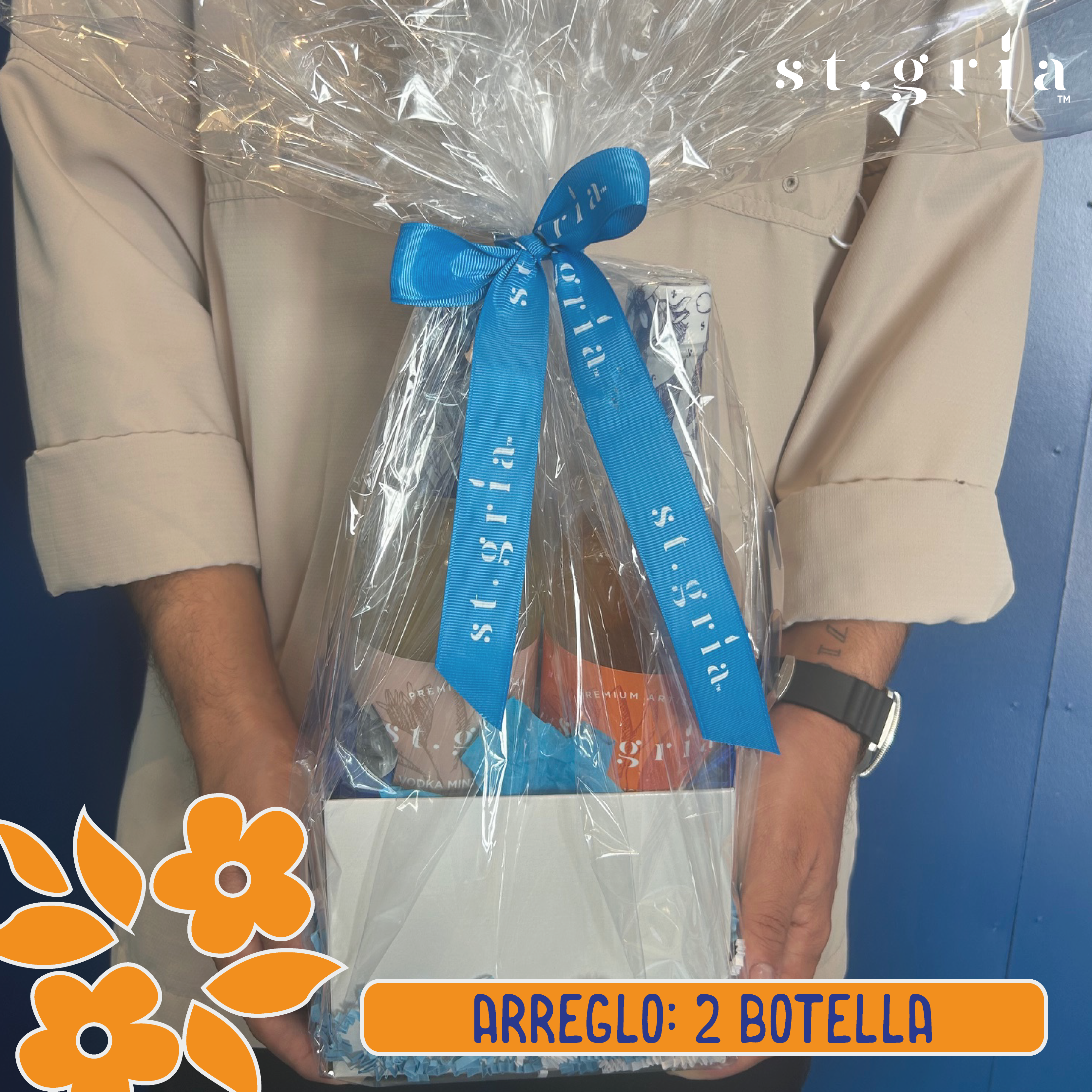 Arreglo 2 botellas