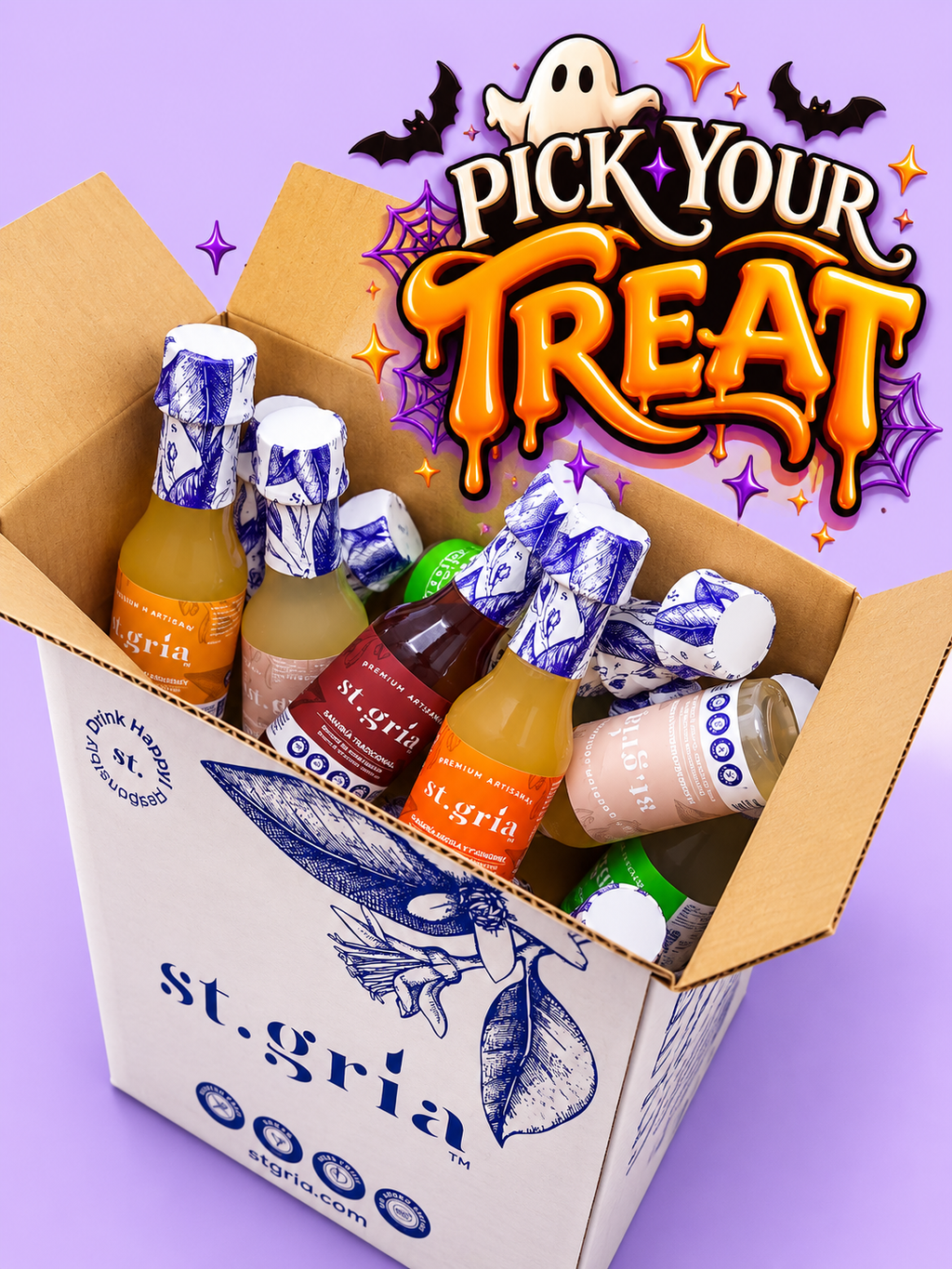 PICK YOUR TREAT - Caja de 24 mini botellas
